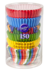 Wilton Primary Mini Cupcake Liners, 150-Count