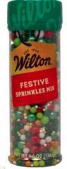 Wilton Holiday Sprinkle Mixes, 3.7 oz.