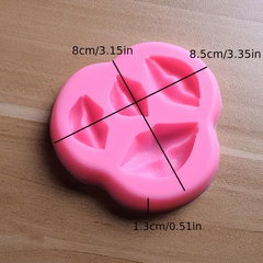 Four Lips Silicone Mold