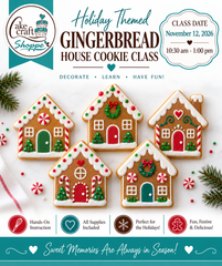 Gingerbread House Cookie Class - December 12th 10:30 to 1:00