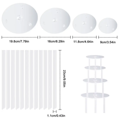 Multi-Tier Cake Stand  16pc Set