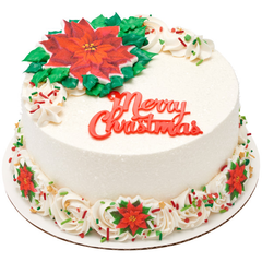 Poinsettia Sugar Decorations - 72 Pkg - Bulk