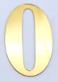 Golden Mirror Numbers 0-9
