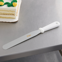 8" Blade Straight Baking / Icing Spatula with Plastic Handle