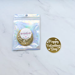"HAPPY VALENTINES DAY" ACRYLIC TOPPERS