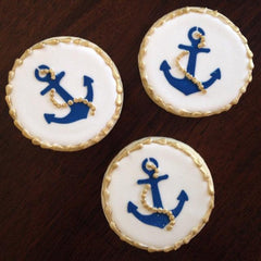 Anchor Rope Cookie Stencil