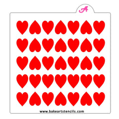 Argyle Hearts Cookie Stencil Set