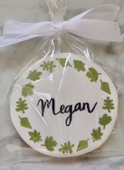 Autumn Leaf Border Cookie Stencil