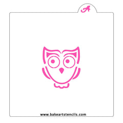 Baby Owl Cookie Stencil