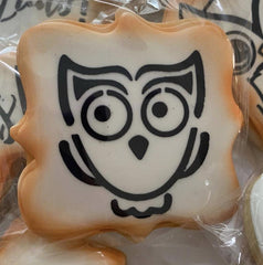 Baby Owl Cookie Stencil