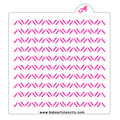 Banded Tribal Pattern Stencil