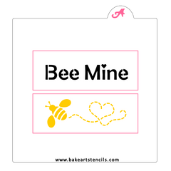 Bee Mine Stack Sticks Stencil