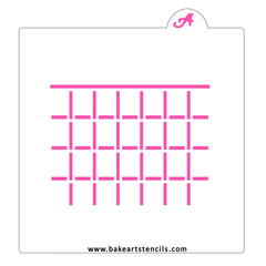 Blank Calendar Cookie Stencil