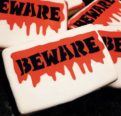 Bloody Beware Cookie Stencil