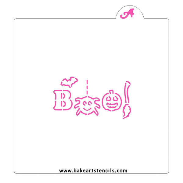 Boo - riffic PYO Cookie Stencil | Cake Craft Shoppe, LLC
