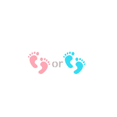 Boy or Girl Footprints Stencil Set