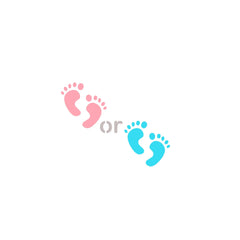 Boy or Girl Footprints Stencil Set