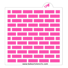 Brick Wall Pattern Stencil