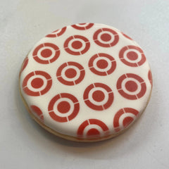 Bullseye Pattern Cookie Stencil