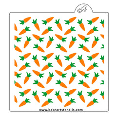 Carrot Pattern Cookie Stencil Set