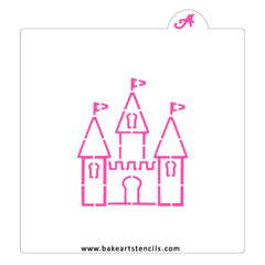 Castle PYO Cookie Stencil