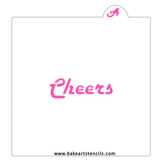 Cheers Cookie Stencil