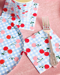 Cherry Napkins - 25 paper napkins