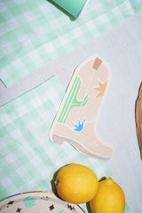 Western Boot Napkins – Cowboy Party Table Napkins (12-Pack)