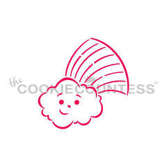 RAINBOW CLOUD STENCIL