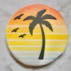 Descending Lines Cookie Stencil