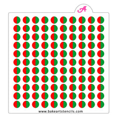 Double Dotted Pattern Stencil