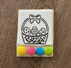 Easter Basket PYO Cookie Stencil