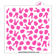 Easter Confetti Pattern Cookie Stencil