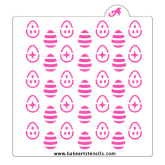 Easter Egg Pattern Stencil
