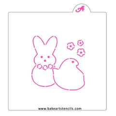 Easter Marshmallow PYO Cookie Stencil