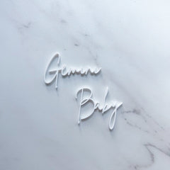 GEMINI BABY ACRYLIC CHARMS BY SAIDAS SWEETS