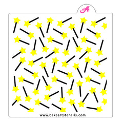 Fairy Wands Pattern Stencil Set