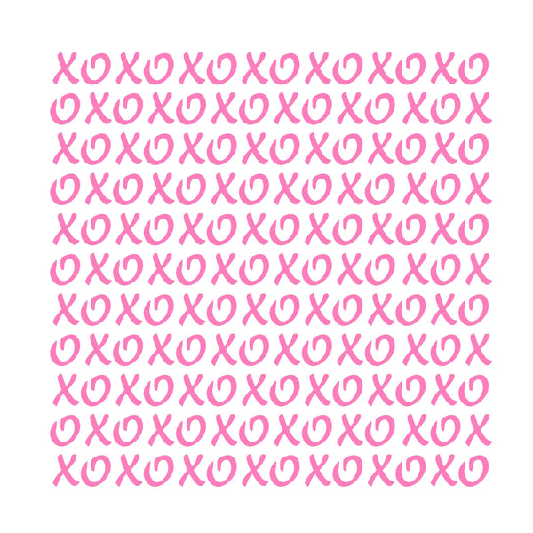 Fancy XOXO Pattern Stencil | Cake Craft Shoppe, LLC