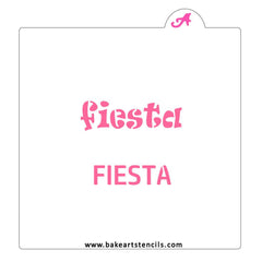 Fiesta Cookie Stencil