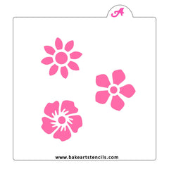 Flowers Oreo Stencil