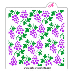 Grape Vines Cookie Stencil Set
