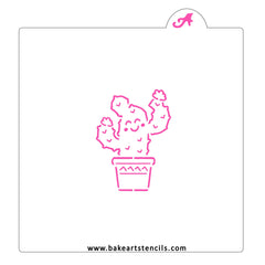 Happy Cactus PYO Stencil