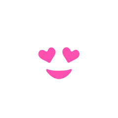 Heart Eyes Emoji Stencil