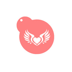 Heart Wings Stencils