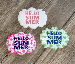 Hello Summer Cookie Stencil