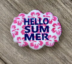 Hello Summer Cookie Stencil