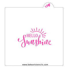 Hello Sunshine Cookie Stencil