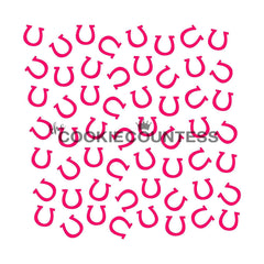 HORSESHOES STENCIL