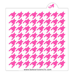 Houndstooth Pattern Cookie Stencil