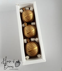 CHRISTMAS ORNAMENT (3 PART) CHOCOLATE MOLD